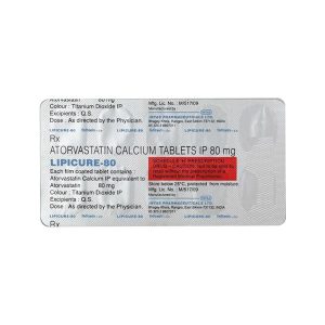 LIPICURE 80MG TAB 10`S
