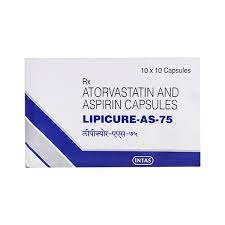 LIPICURE AS 75MG STRIP OF 10 CAPSULES