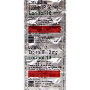 LORINOL 10MG TAB 10`S