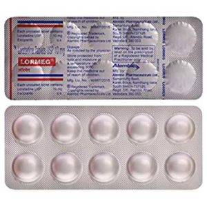LORMEG 10MG TAB 10`S