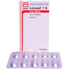 LORSAID P 8MG TAB 10`S
