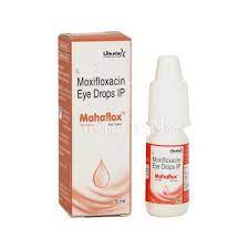MAHAFLOX BOTTLE OF 5ML EYE DROPS