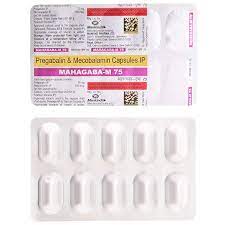 MAHAGABA M 75MG STRIP OF 10 CAPSULES