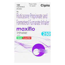 MAXIFLO 250MCG BOX OF 120MD METERED DOSE INHALER