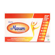 MAXUM WOMEN TAB 10`s