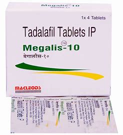 MEGALIS 10MG TAB 4`S