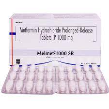 MELMET SR 1GM TAB 15`S