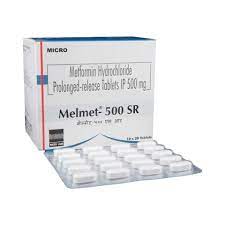 MELMET SR 500MG TAB 20`S