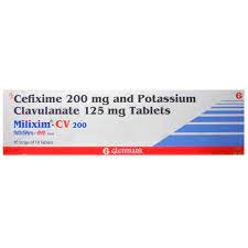 MILIXIM CV 200MG STRIP OF 10 TABLETS