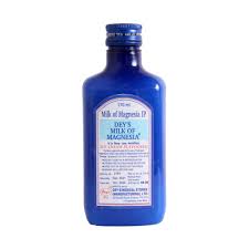 MILK OF MAGNESIA BOTTLE OF 170ML LIQUID