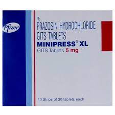 MINIPRESS XL 5MG STRIP OF 30 TABLETS
