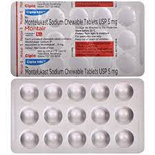 MONTAIR 5MG STRIP OF 15 CHEWABLE TABLETS