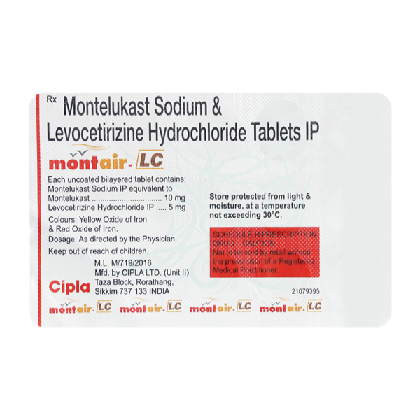 MONTAIR LC TAB 15`S