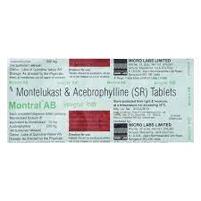 MONTRAL AB STRIP OF 10 TABLETS