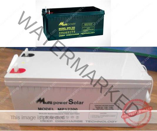 Multi power 200ah Dry Cell