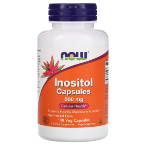 Now Foods, Inositol 500 mg, 100 Veg Capsules