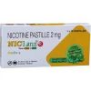 NICLONZ 2 MINT FLAVOUR SUGAR FREE STRIP OF 10 PASTILLES