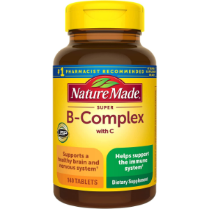 Nature Made Super B Complex with Vitamin C and Folic Acid, 140 Tablets