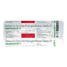 NORMOMET XL 25MG STRIP OF 10 TABLETS