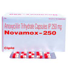 NOVAMOX 250MG CAP 10`S