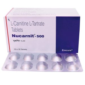 NUCARNIT 500 MG TAB 10`S