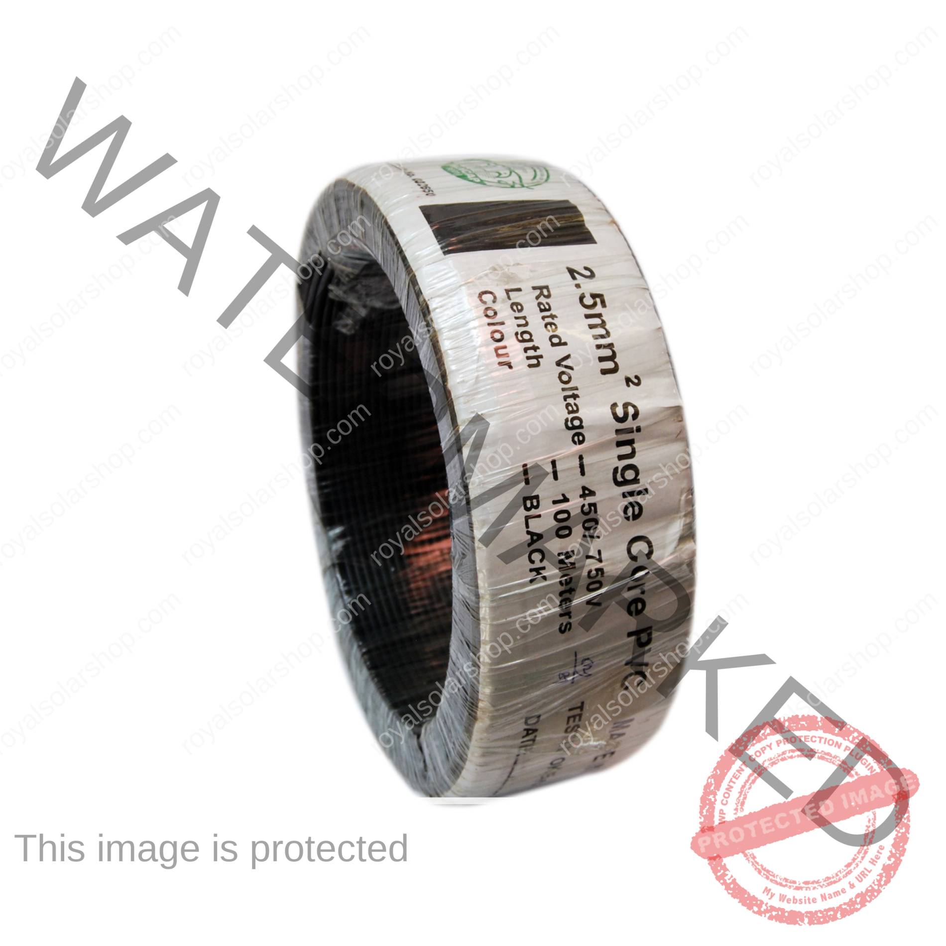 Nigerchin 2.5 mm pure copper single core (100 yards)