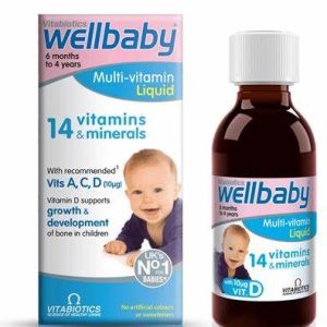 Vitabiotics Wellbaby Multi-vitamin Liquid (6months to 4 years) - 150ml