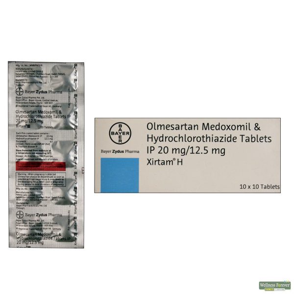 XIRTAM H 20/12.5MG TAB 10`S
