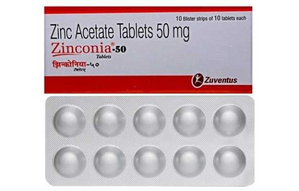 ZINCONIA 50MG TAB 10`S