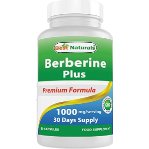 Best Naturals Berberine Plus 1000mg/Serving, 60 Capsules