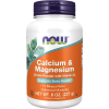 NOW Calcium & Magnesium Citrate Powder with Vitamin D3, 227g