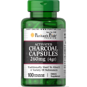 Activated Charcoal 260 Mg ? 100 Capsules