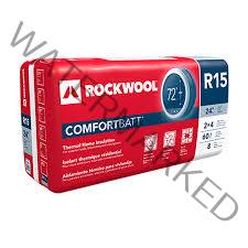 American Rockwool (Red pack) 50mm; 1.2m*4m with wiremesh