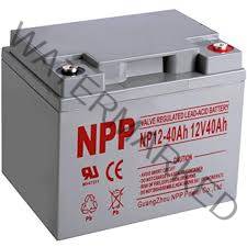 NPP 40ah/12v deep cycle battery