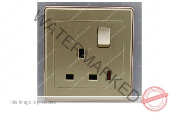 Klass 13amp socket (gold)