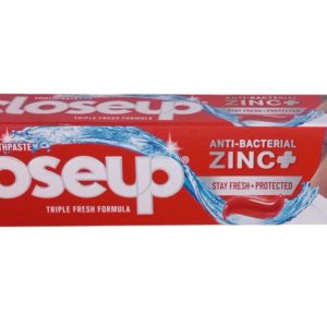 Close up red toothpaste 130g