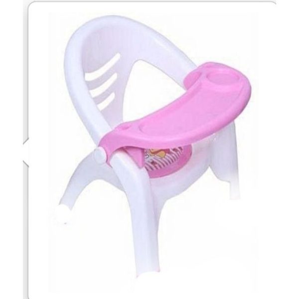 Children Plastic Chair With Attached Table School