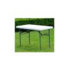 4 Feet Plastic Table With Foldable Metal Legs