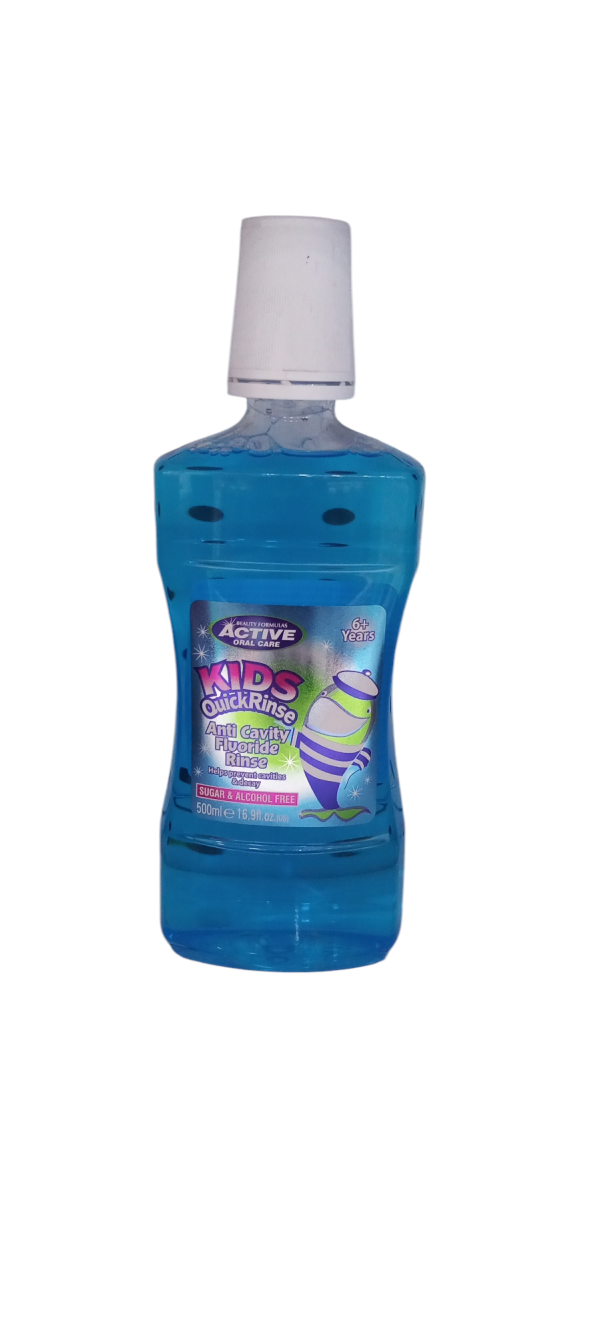 Active Oral care mouth wash, 6 years plus 500ml