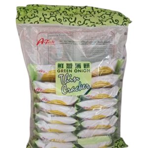 A taste Onion thin cracker