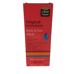 Clear nature body & face milk