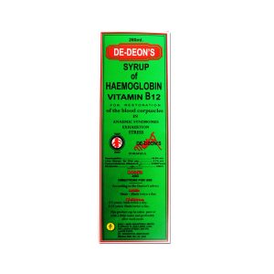 De-Deon's Syrup Of Haemoglobin Vitamin B12 280ml