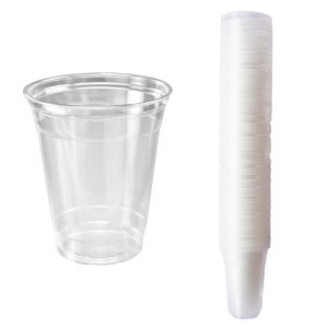 Disposable Plastic Clear Cup 210ml x 100