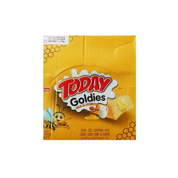 Elvan Today Goldies Milk & Honey Cake x 24