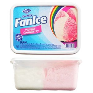 Fanice Vanilla Strawberry Ice Cream 900ml