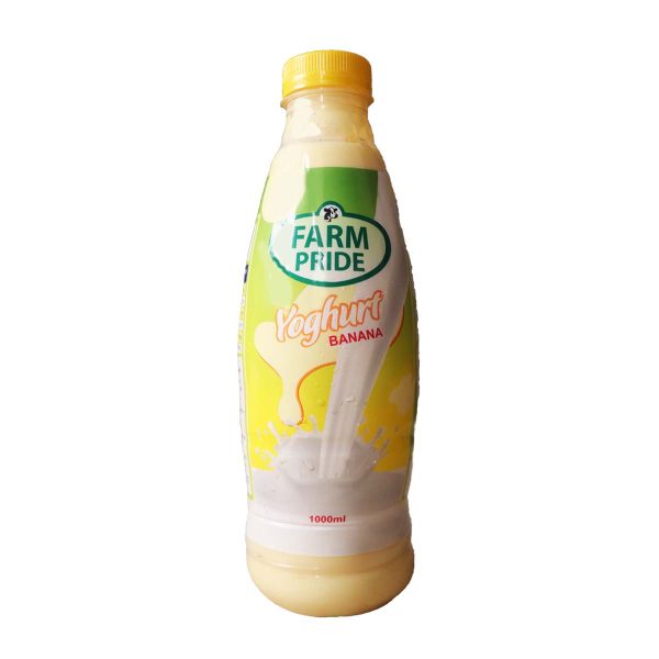 Farm Pride Banana Yoghurt 1 Liter