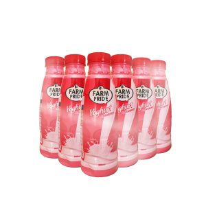 Farm Pride Strawberry Yoghurt 500ml x 12