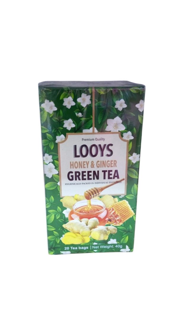 Looys honey & Ginger green tea 40g