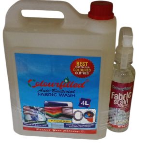 Colourfilled fabric wash