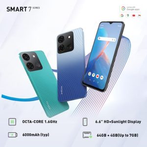 Infinix Smart 7 Plus 6.6? | 64GB ROM + 3GB RAM | 4G LTE | Dual SIM